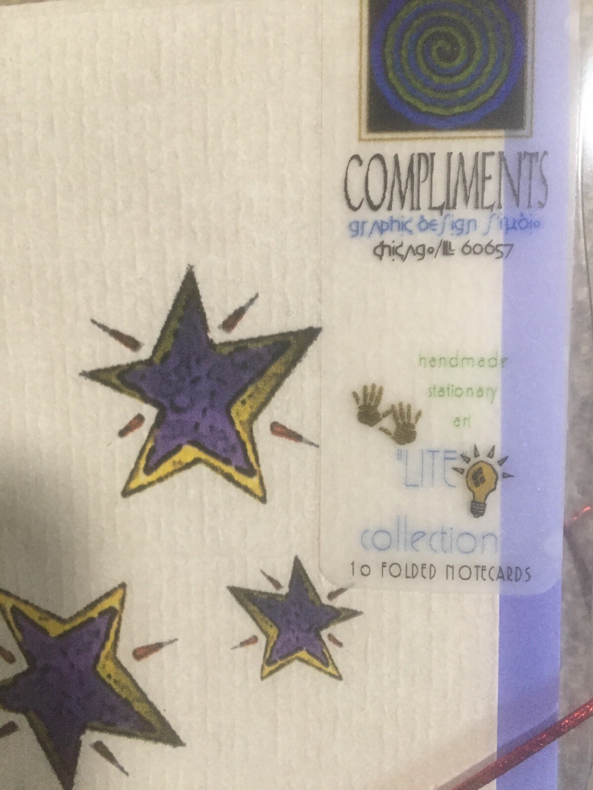 Notecards Stationary Blank 10-Compliments Graphic Design Studio Lite Collection