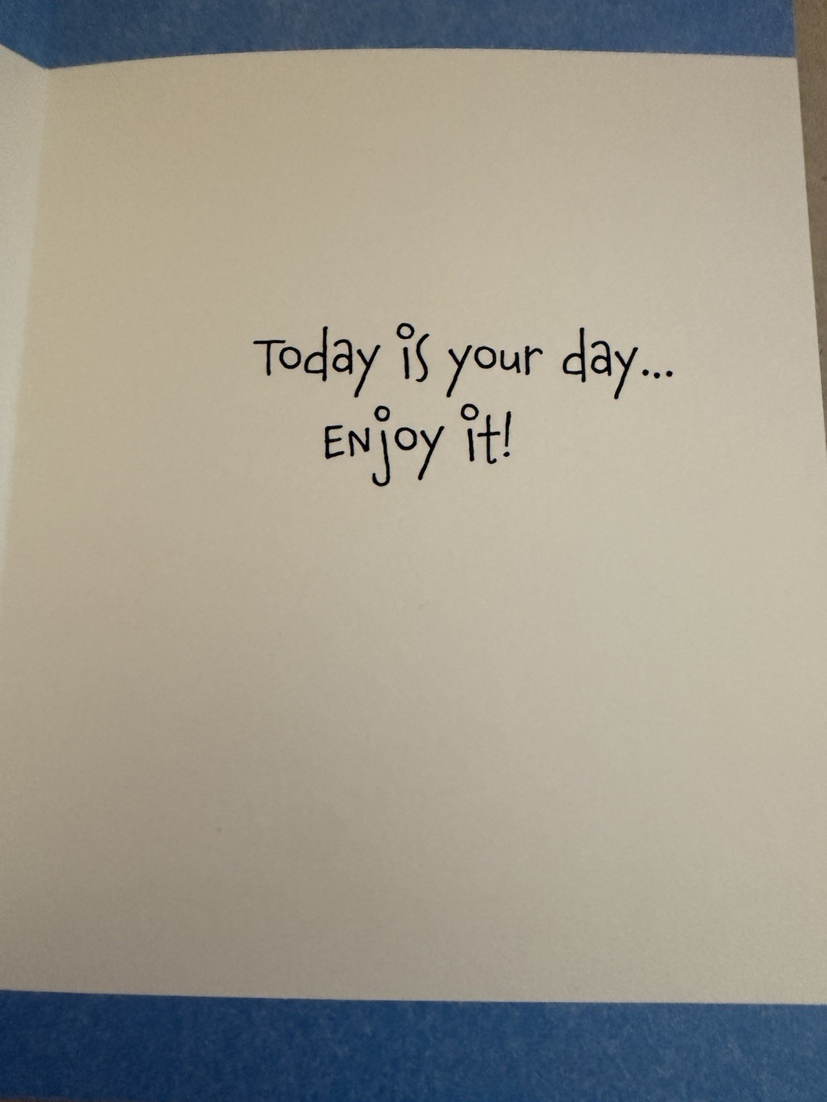 “Happy Birthday” – Yellow Three-Layer Birthday Cake – approx 4.5″ X 6″