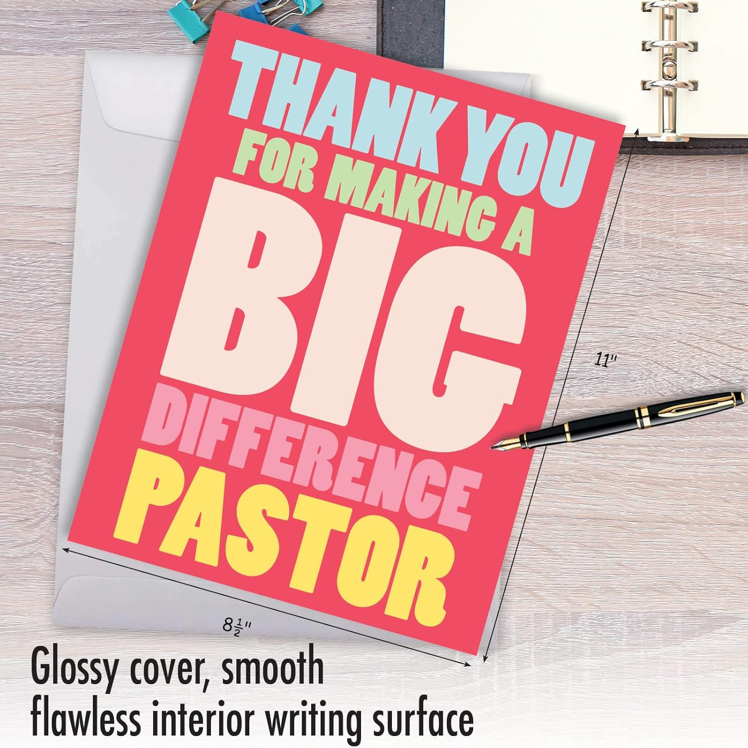– Jumbo Funny Thank You Greeting Card from Us 8.5 X 11 Inch with Envelope (1 Pac