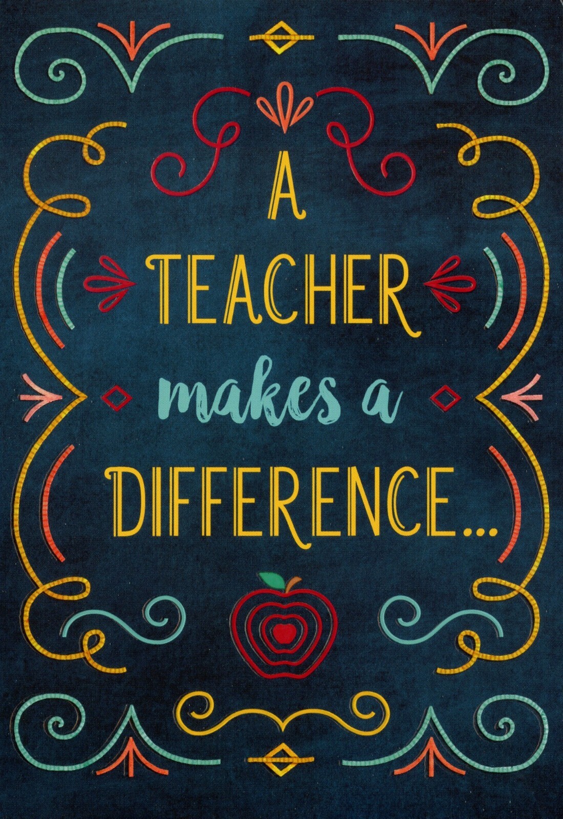 Thankful TEACHER APPRECIATION DAY Card, Thank You From Student by Hallmark +✉