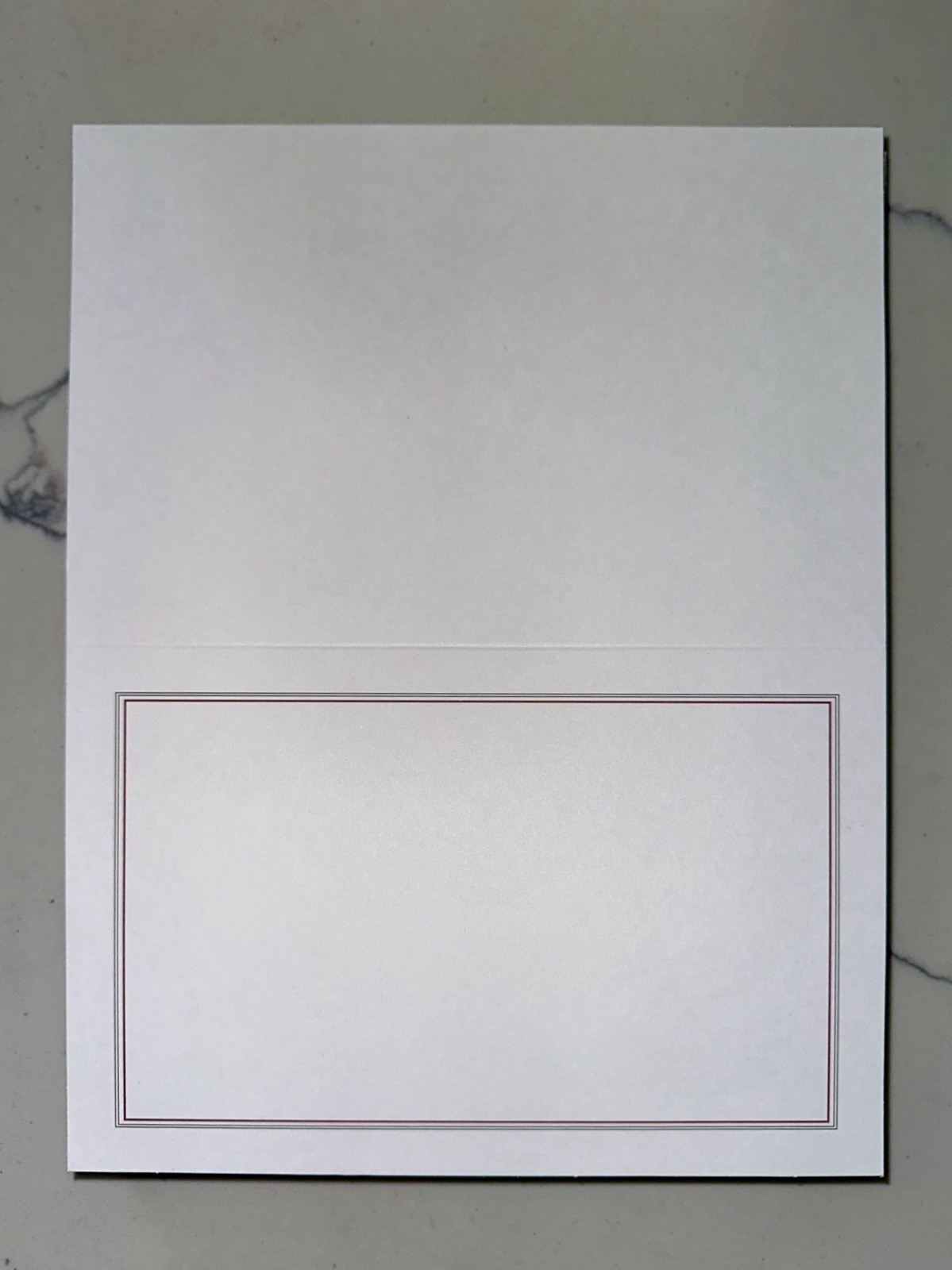 Invitation Printable Kit White W/Gray & Burgundy Boarder-Response & Place Cards