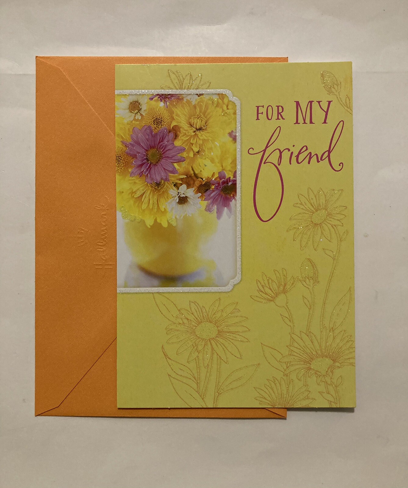Happy Birthday For My Friend Special Friends 5”x7” Hallmark Greeting Card