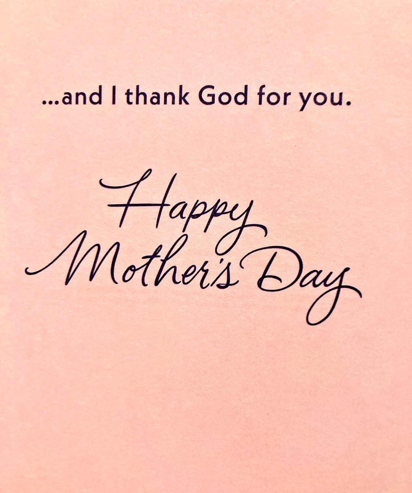 Floral Religious Mother’s Day Greeting Card to Godmother Envelope Included
