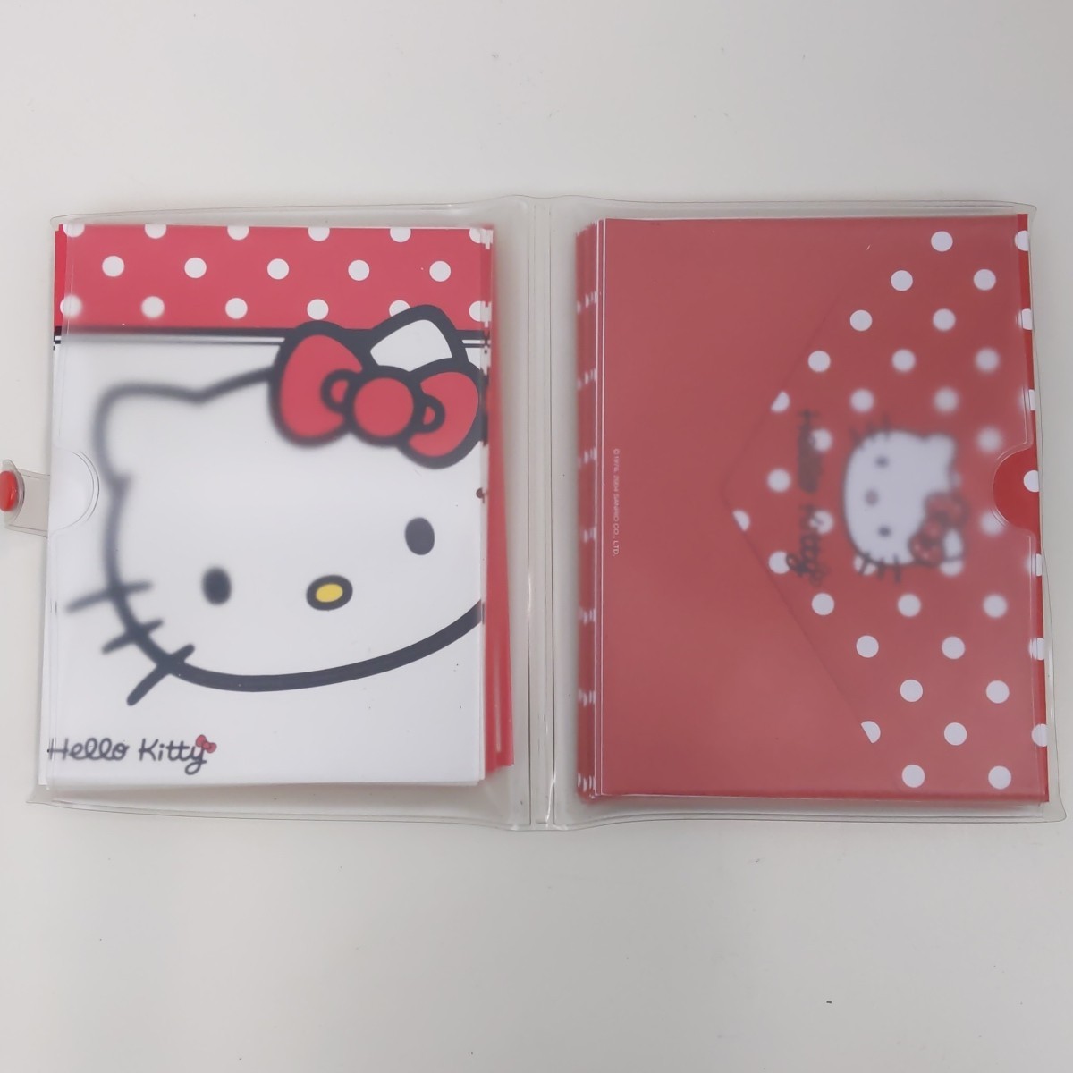 Hello Kitty Stationery Set 14 Cards Envelopes Folder Sanrio Kawaii Gift