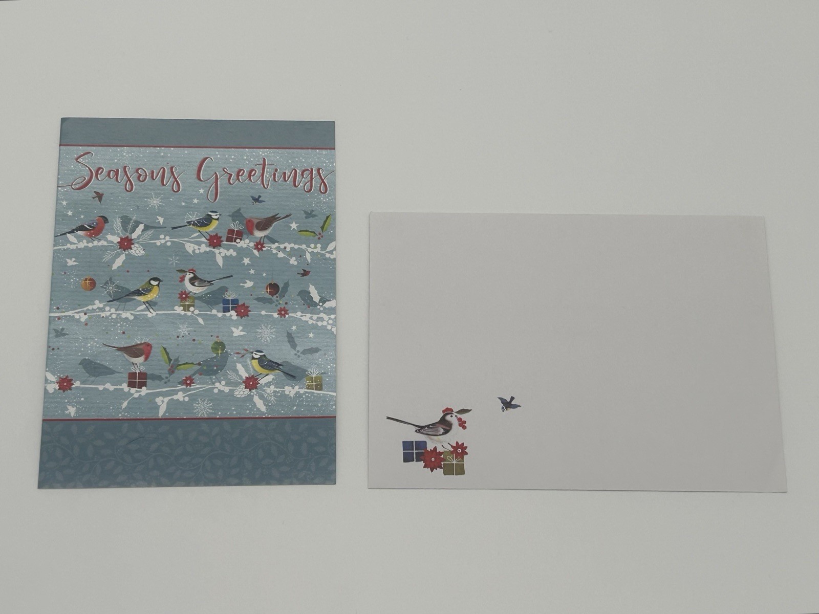 Seasons Greetings and Happy New Year Card – with custom envelope