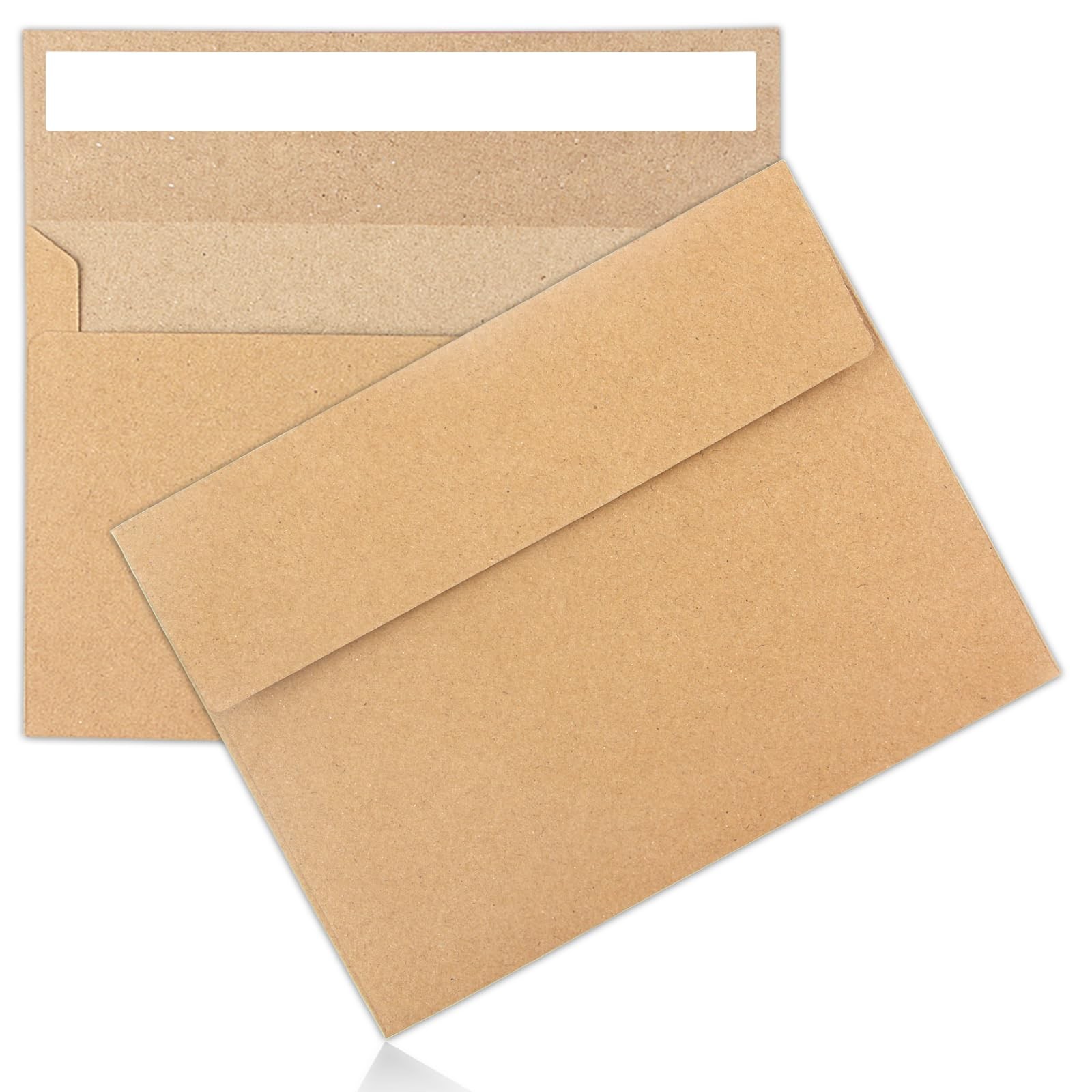 50Packs A4 Kraft Envelopes 4x 6 Inch Card Envelopes,Self Seal for Weddings, G…