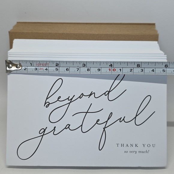 85 Wedding Blue & Gold Napkins & 25 Thank You Cards