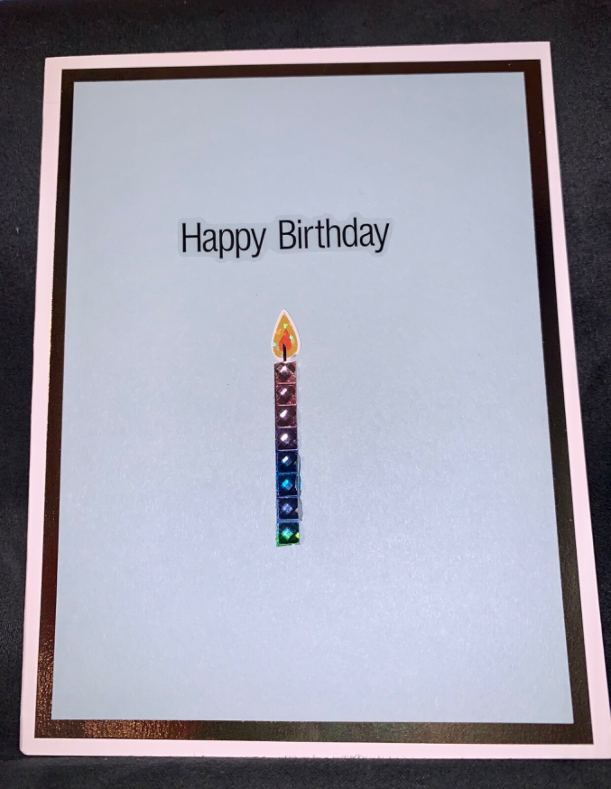 Happy Birthday Card! Minimalist several colors! Perfect For Anyone!