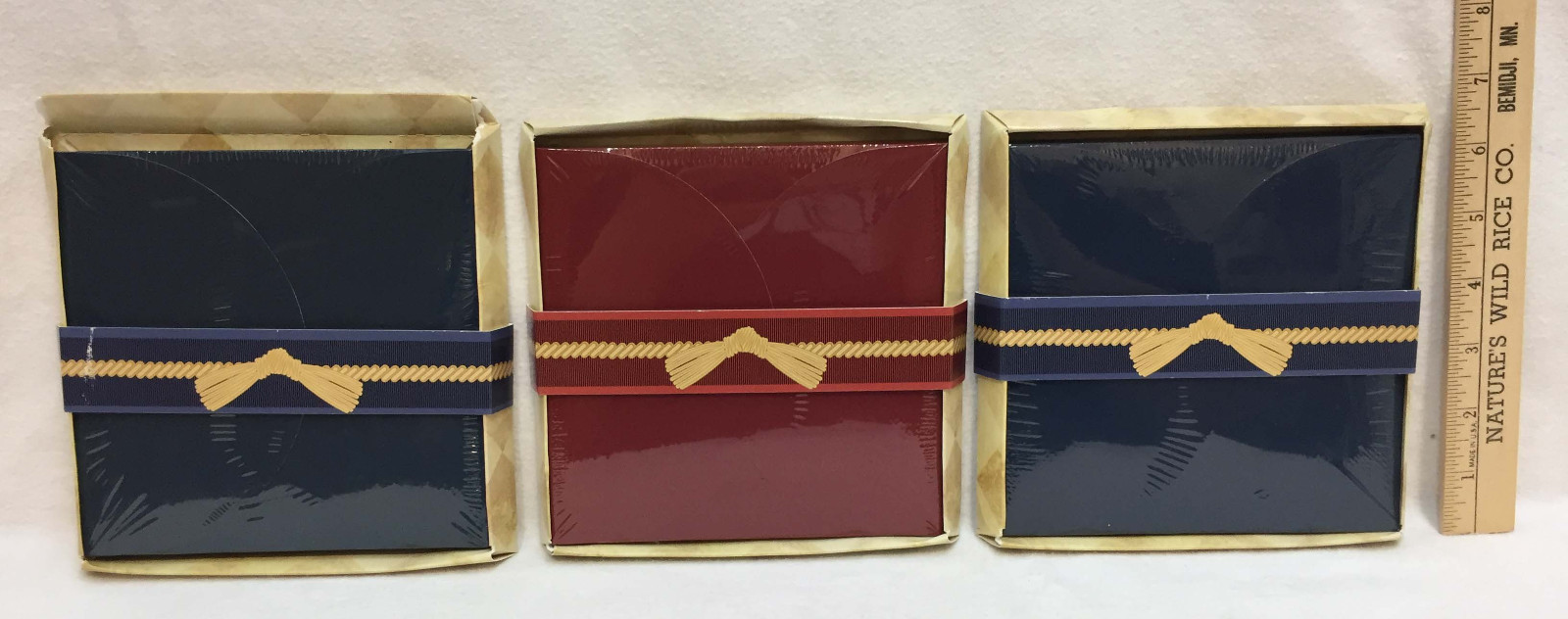Envelopes Pouchette Cards Blue & Red Reserve Collection 6″ Square NOS Total 18