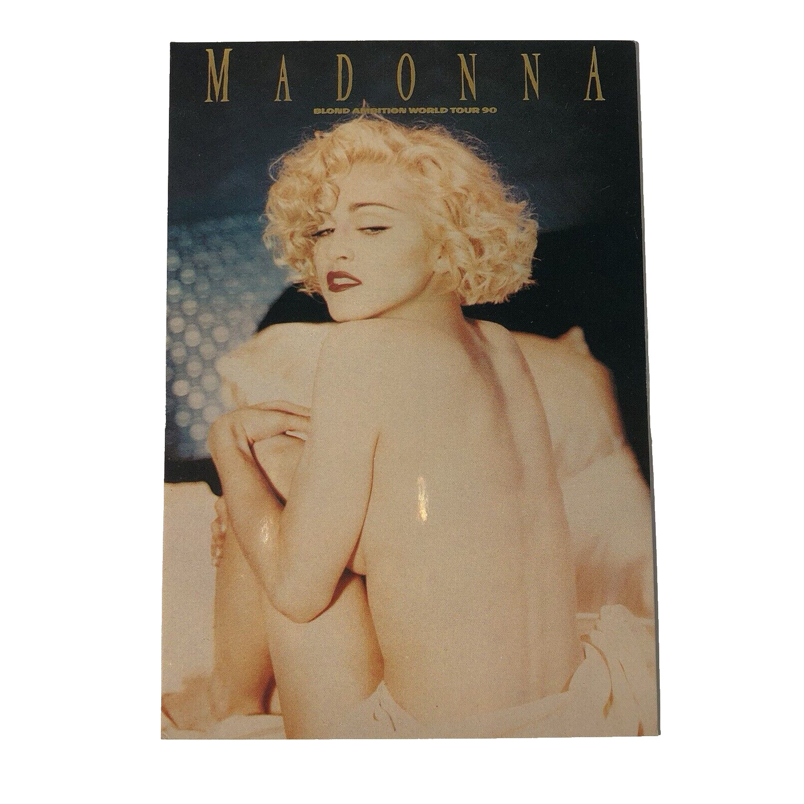 MADONNA POSTCARD 4″X6″ ROCK EXPRESS BLONDE AMBITION WORLD TOUR 1991 BOY TOY