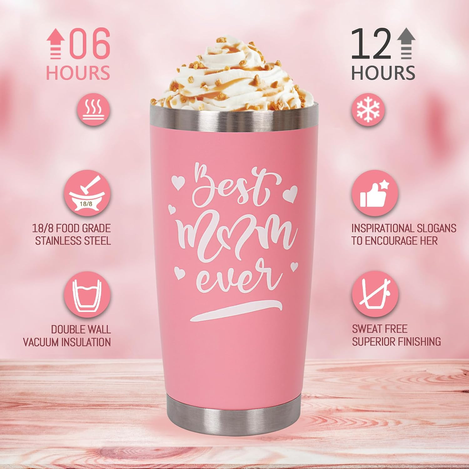 Best Mom Ever Gifts from Son Daughter, Happy Birthday Christmas Mothers Day Idea