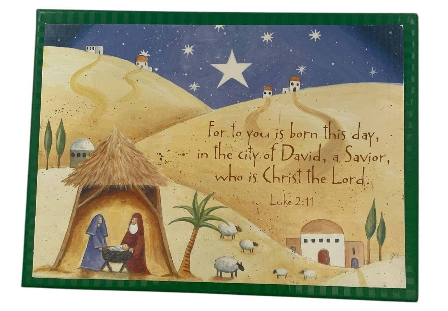 Brother Sister Design Studio 20 Christmas Greeting Cards Nativity Christian Luke