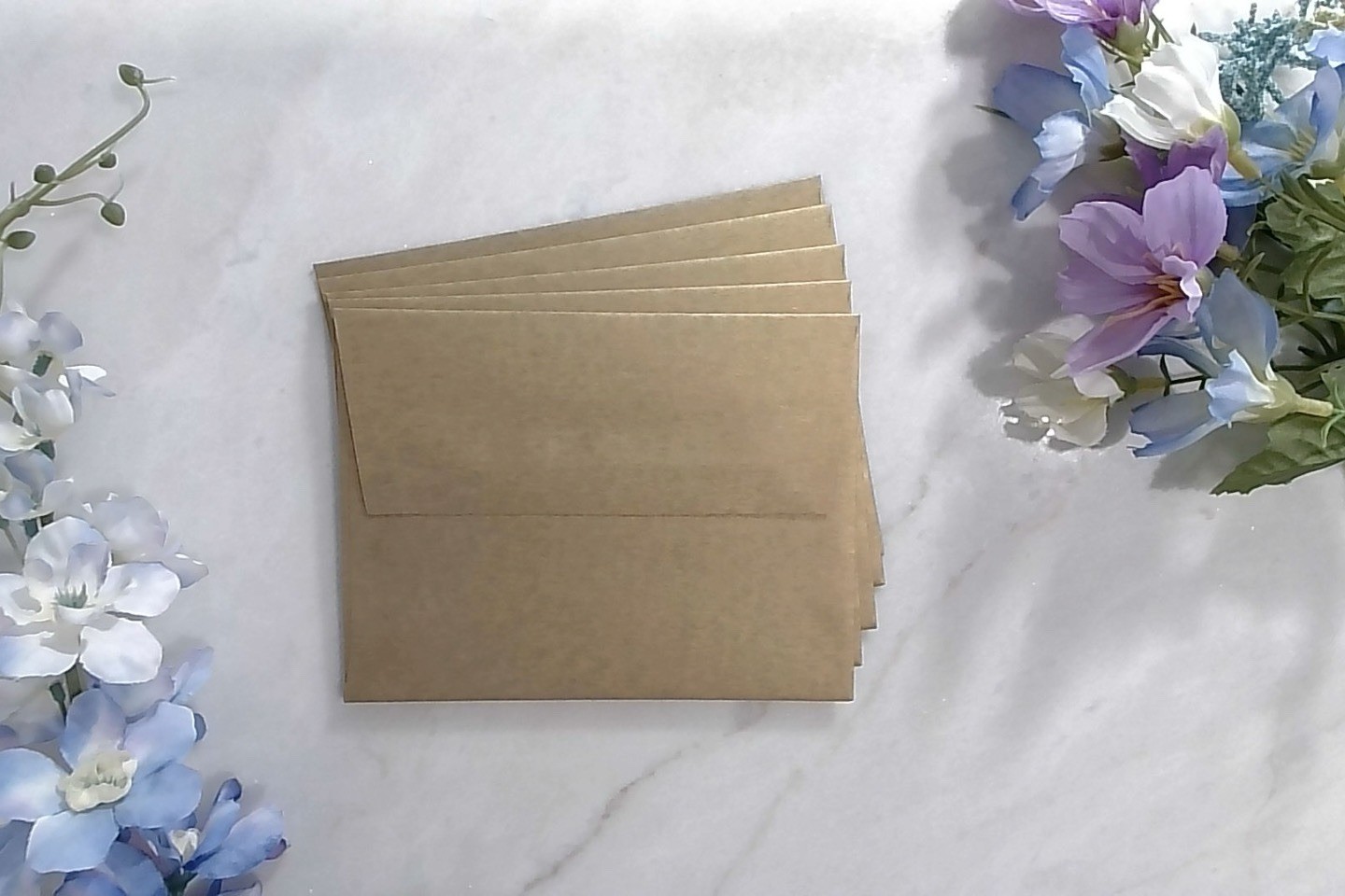 Set of 25 A2 Gummed Envelope Curious Alchemy – Gold 80 lb text