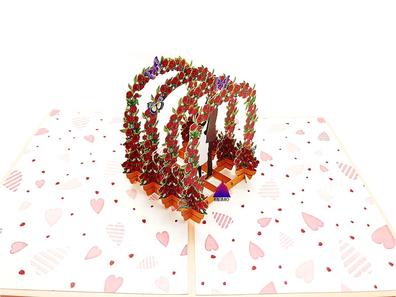 3D Pop Up Greeting Card Couple Birthday Love Anniversary Wedding Engagement Gift