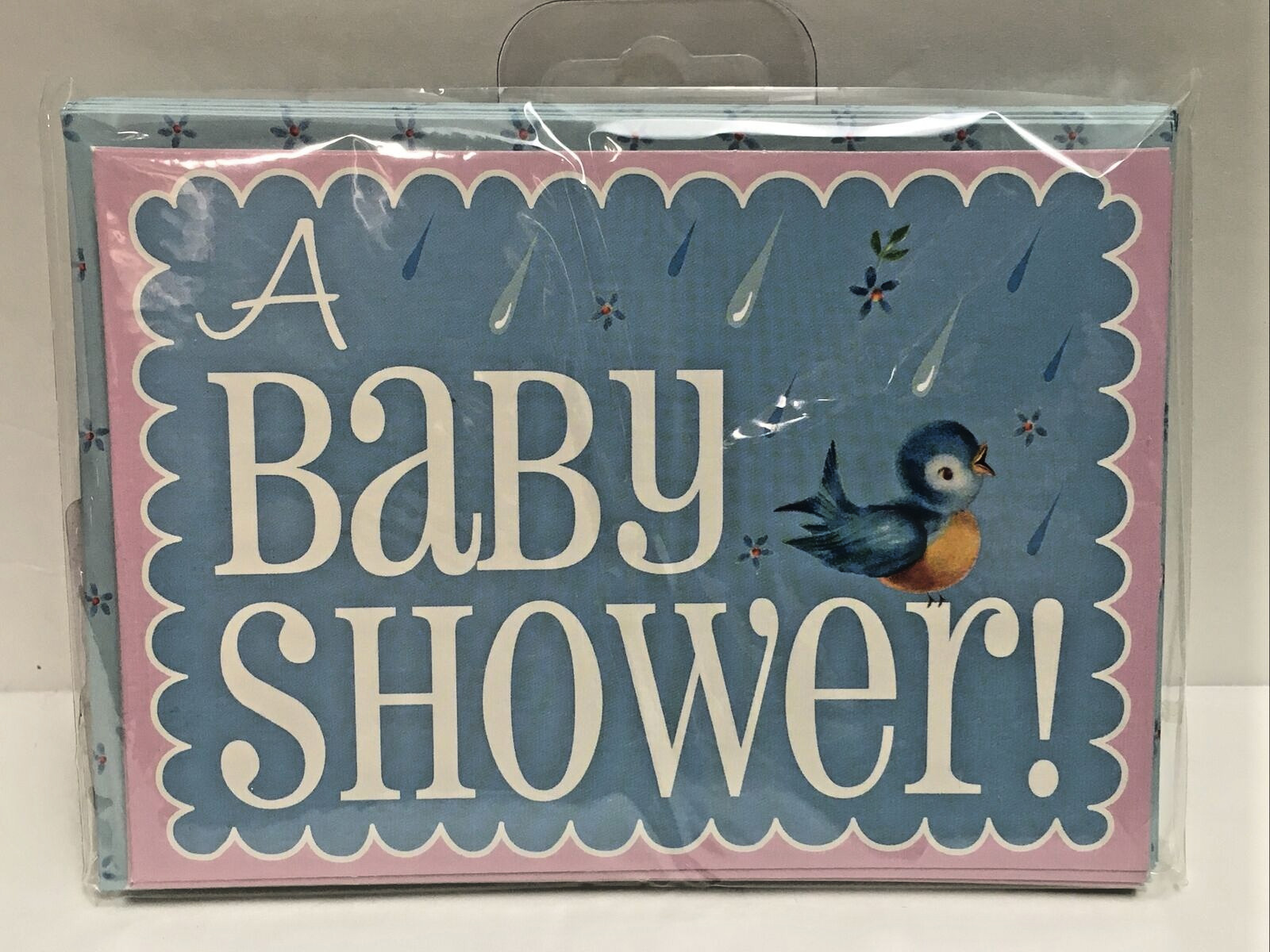 A Baby Shower ~10 cards~10 Envelopes NIP talking tables
