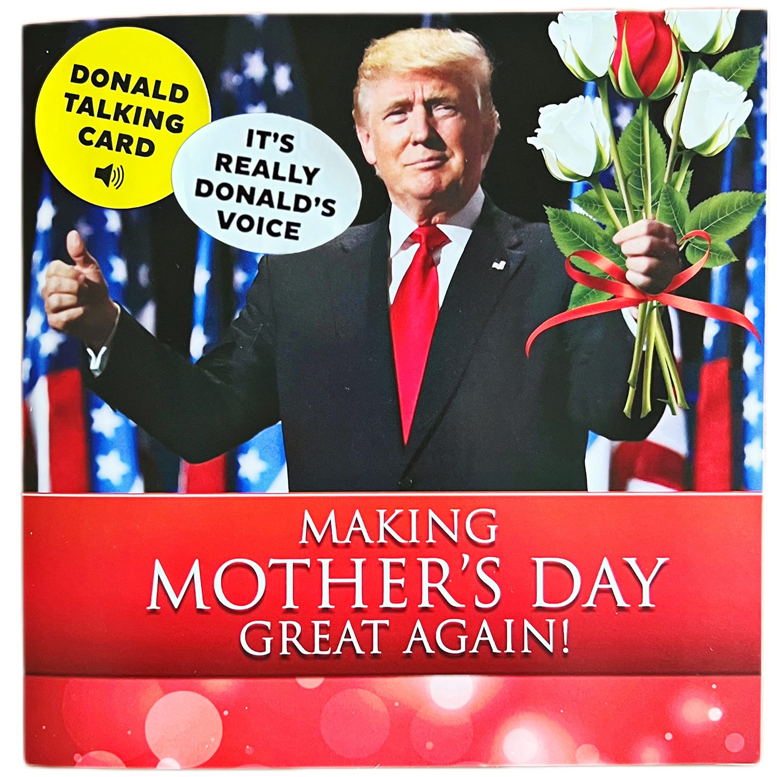 Talking Trump Mother’s Day Card – Authentic Voice, Perfect for Mom & Wife