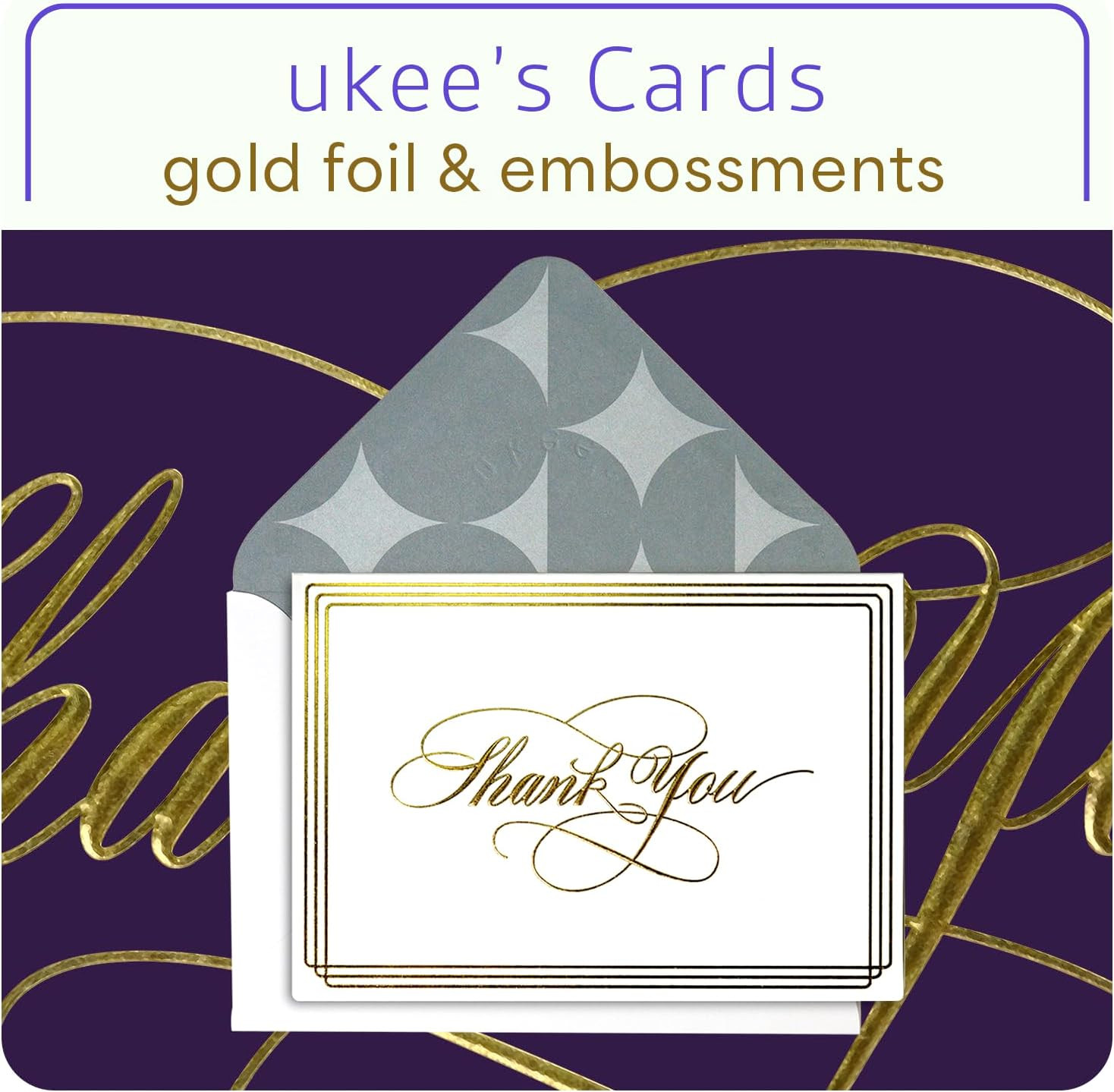 100-Pack Thank You Cards with Envelopes & Matching Stickers | 3.5X5 Blank Thank