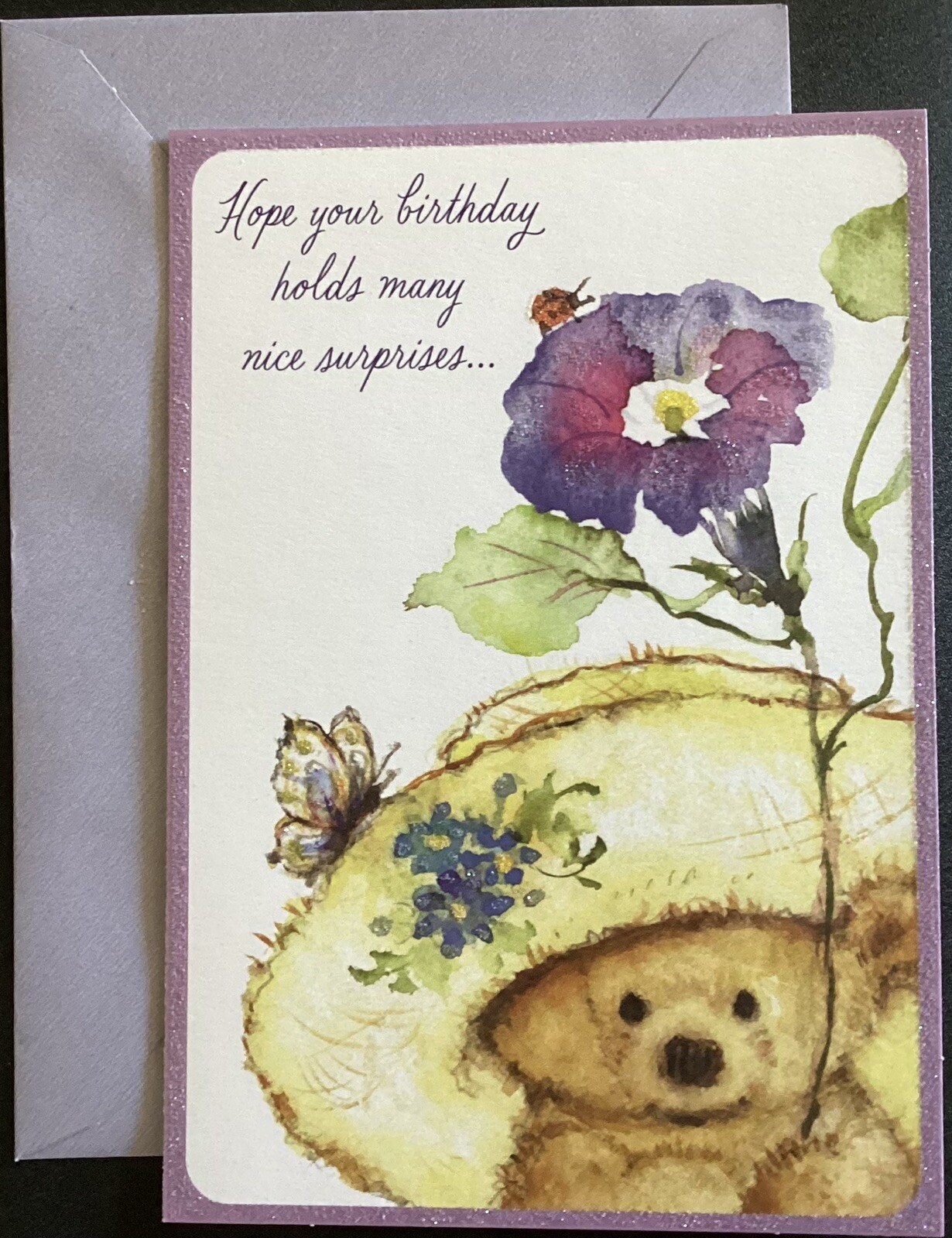 Happy Birthday Teddy Bear Card Hallmark Greeting Card