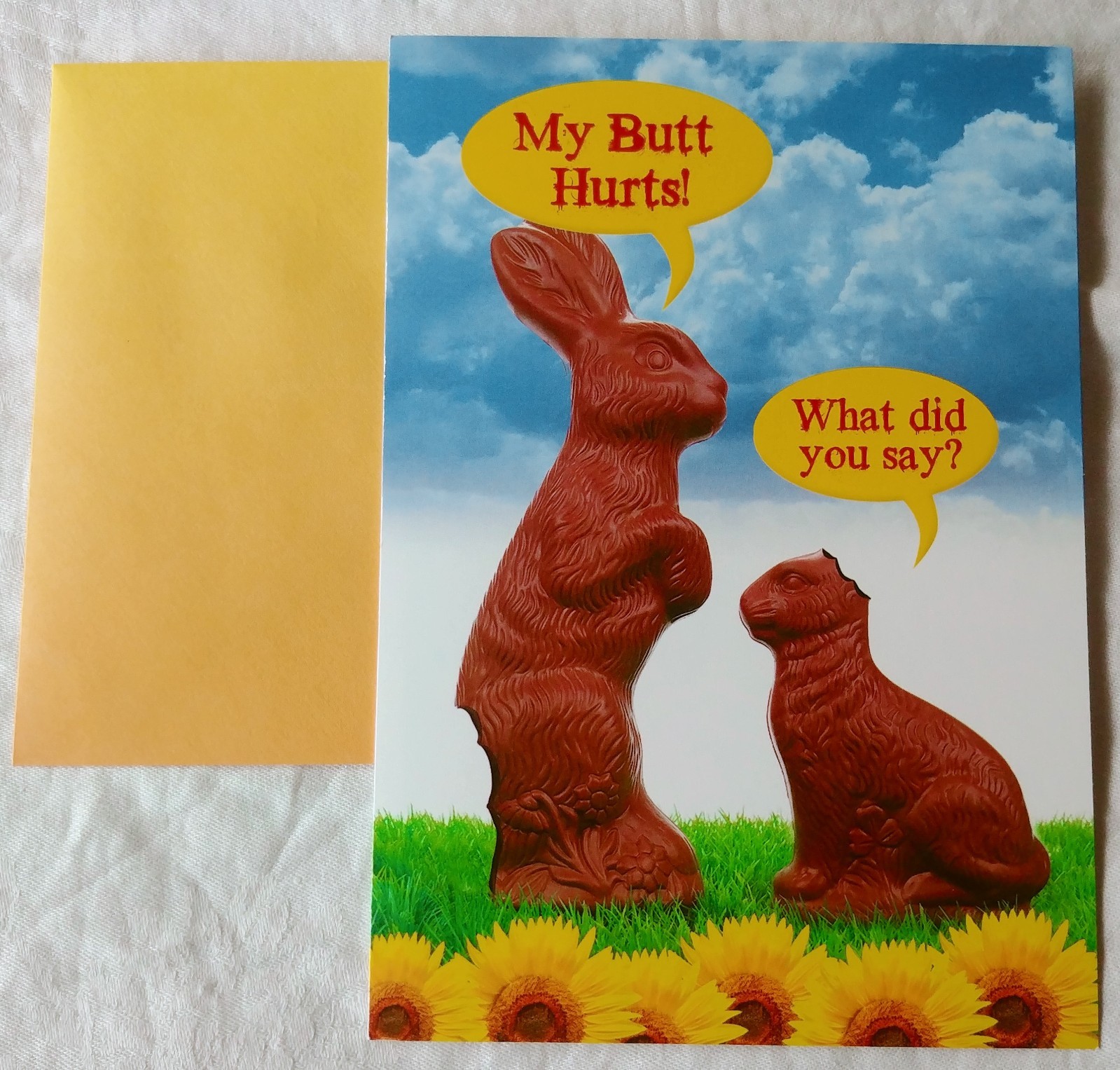“Missing Pieces”, (1) Leanin’ Tree Easter Greeting Card, New With (1) Envelope
