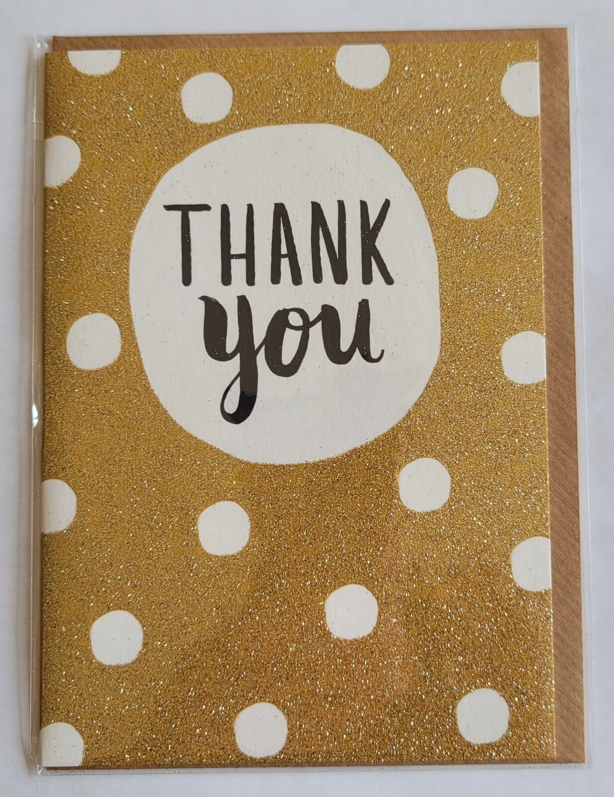 Bijou RARE Embellished Thank You Blank Card With Envelope 1CT