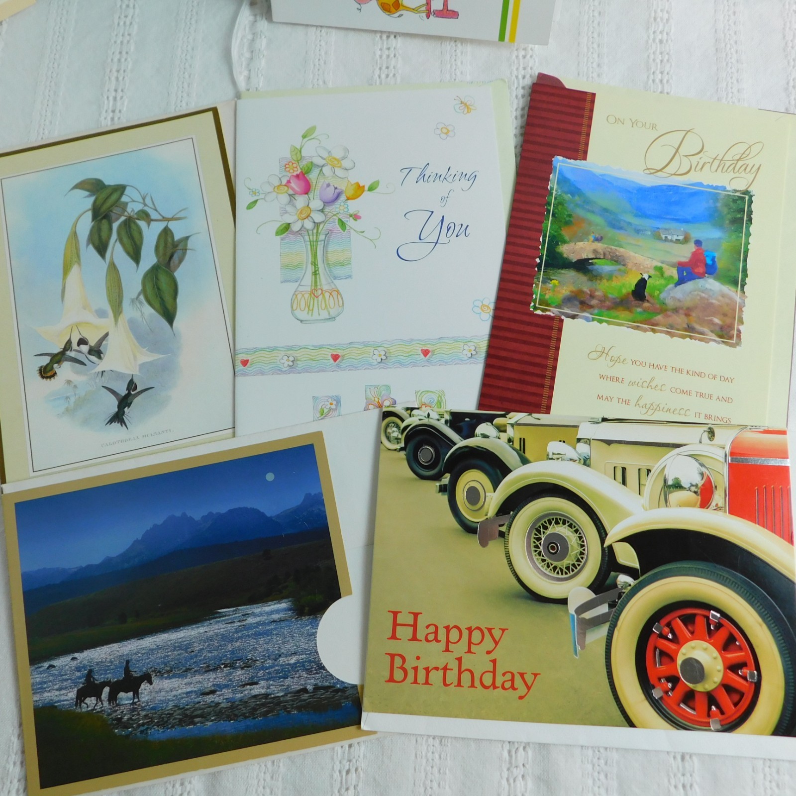 Variety Lot of 55 GREETING CARDS Birthday Thank You, Get Well, Blank, Wedding +