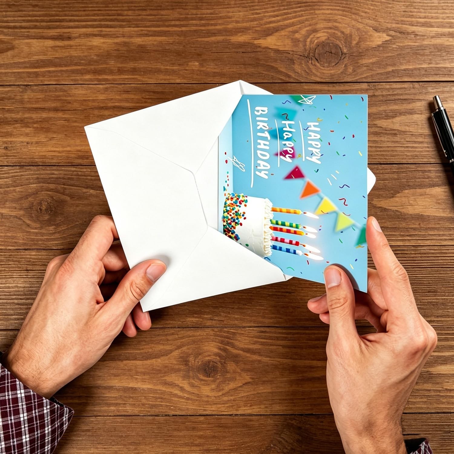 Bulk Birthday Cards Set – 160 Cards with Envelopes, 20 Unique Designs, 4×6 inche