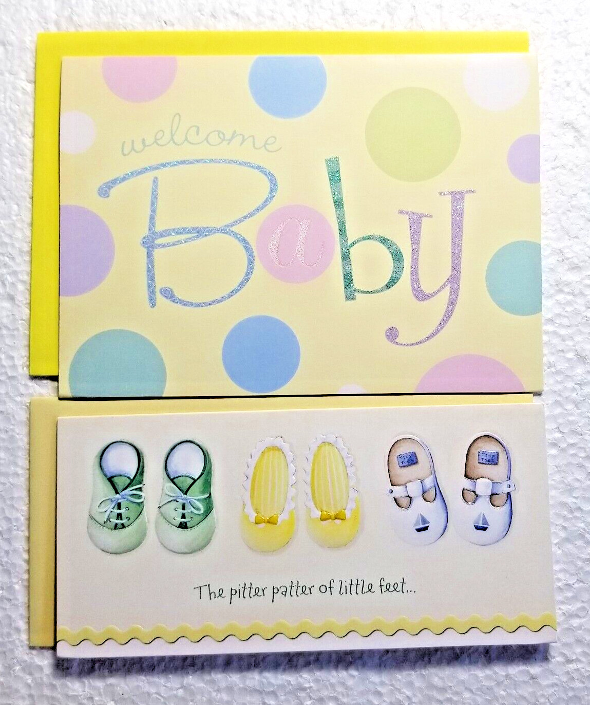 NEW BABY Greeting Cards Unisex 2 Different Styles & Designs