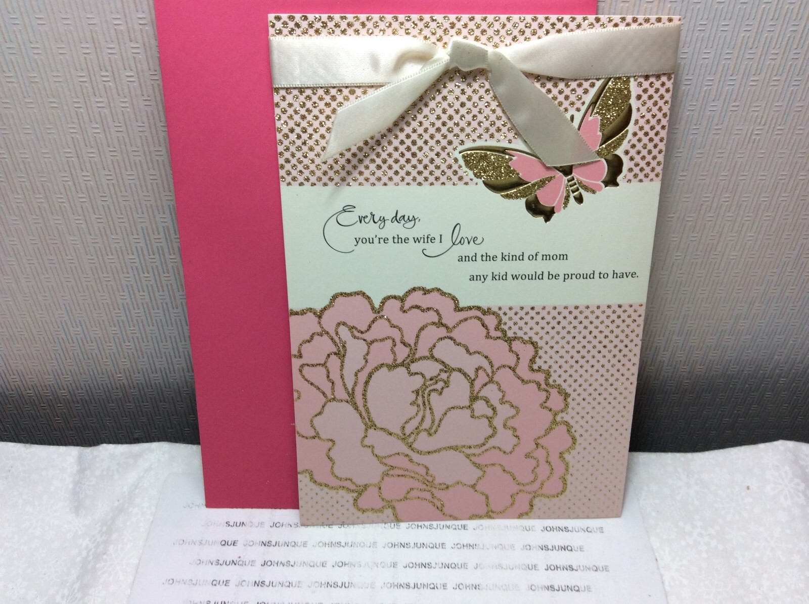 HALLMARK WIFE MOTHER’S DAY GREETING CARD New w/Envelope “Everyday, you’re the..”