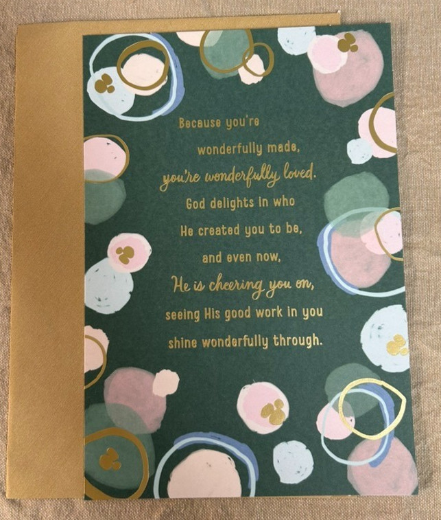 Happy Birthday Greeting Card W/ Envelope ~ For Her ~ Religious