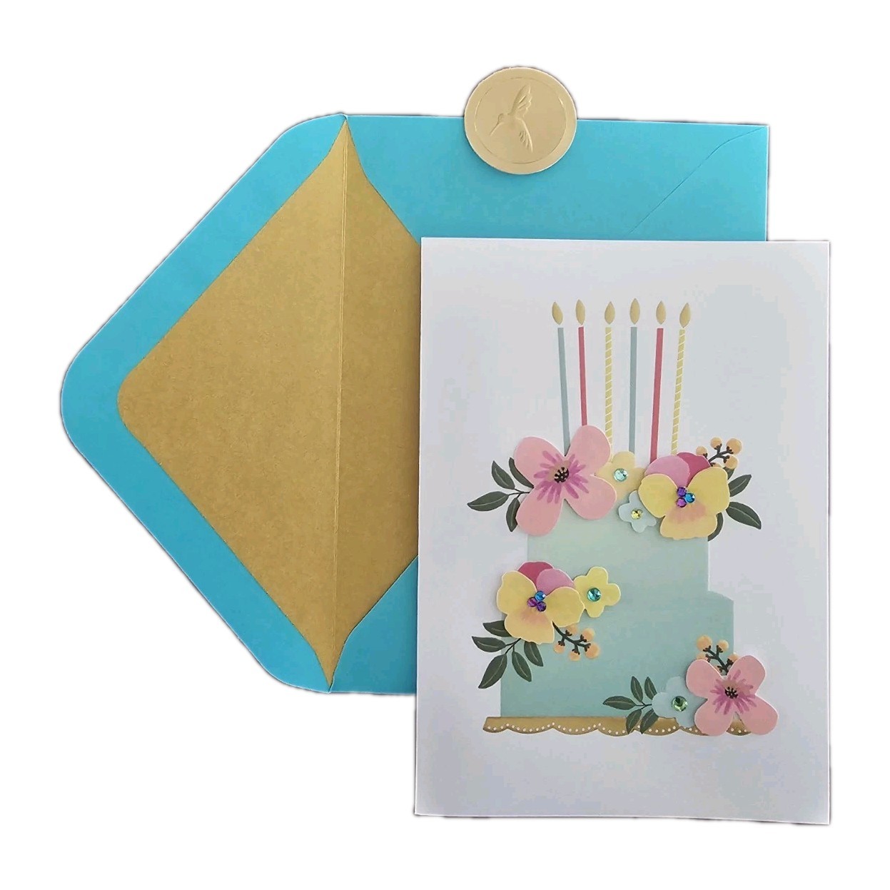 Papyrus Happy Birthday Card With Embellished Floral Cake 🎂