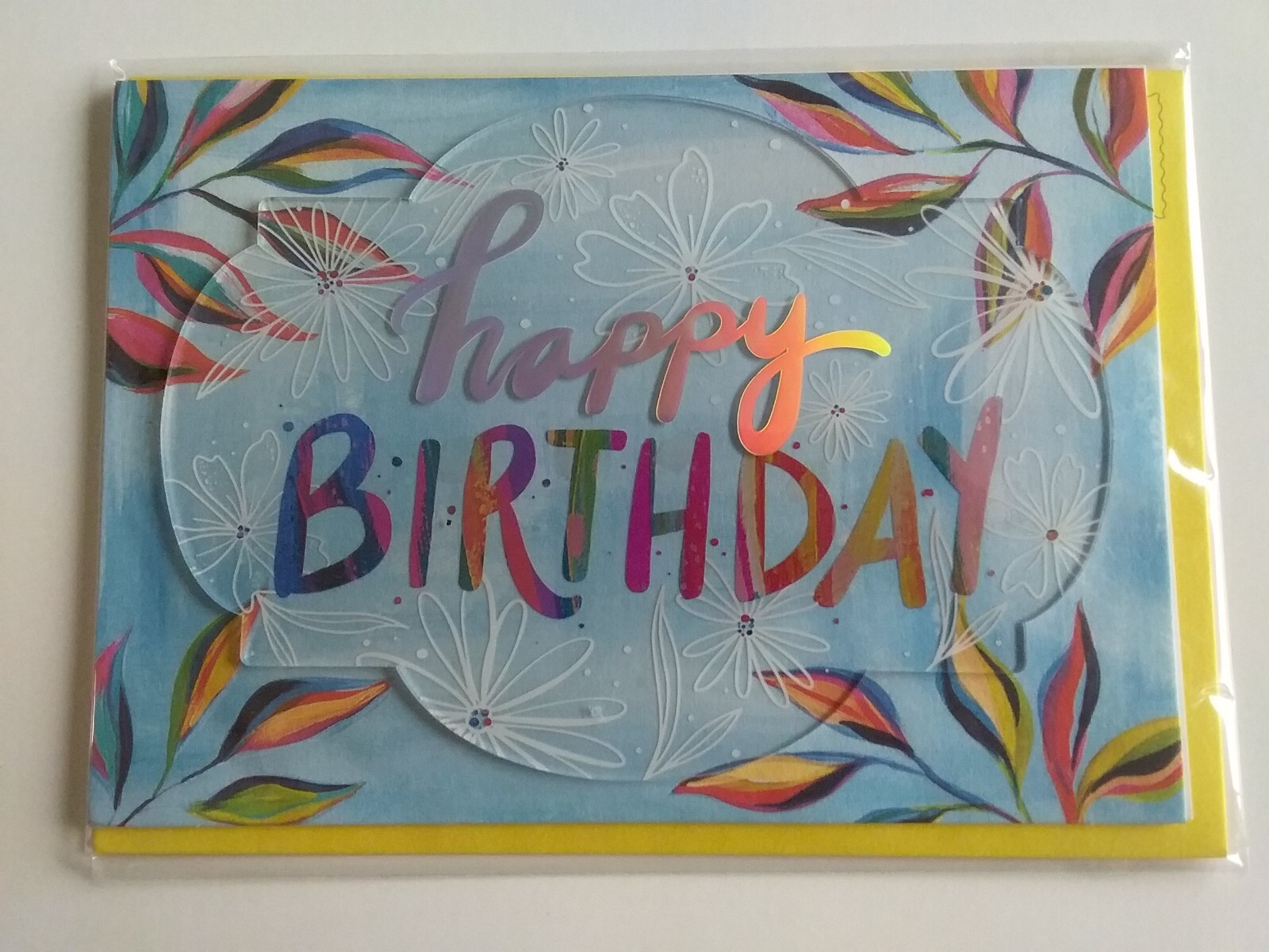 PAPYRUS~ Happy Birthday ~ Keepsake acrylic Happy Birthday sign