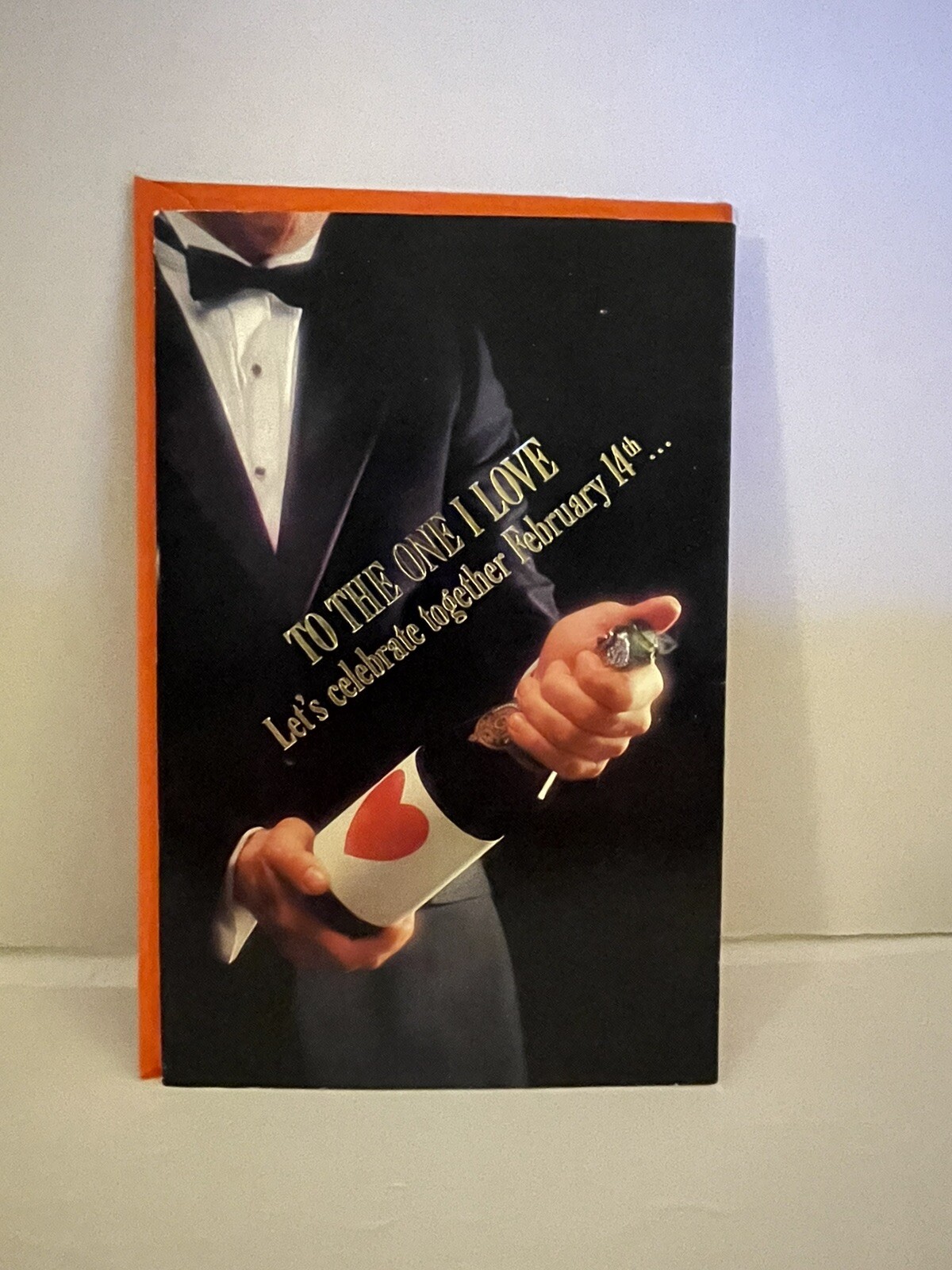 VTG American Greetings Valentine’s Card For SweetHeart Tri Fold Design 1980’s