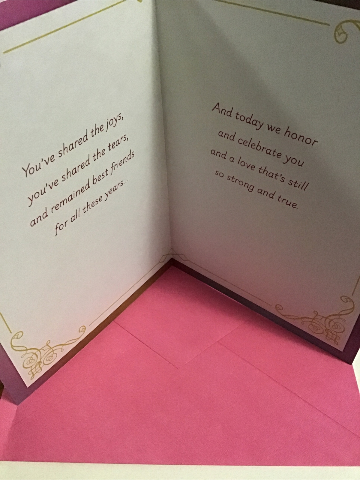 Anniversary To A Special Couple Large 5.5” X 8” Hallmark Greeting Card