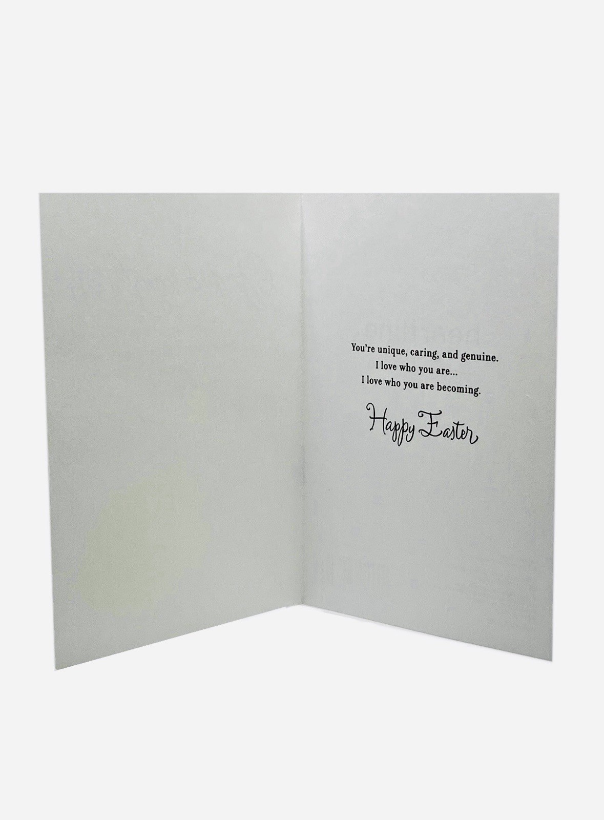 Easter Card For Granddaughter Yellow Flowers Glitter Hallmark Greeting Card NEW