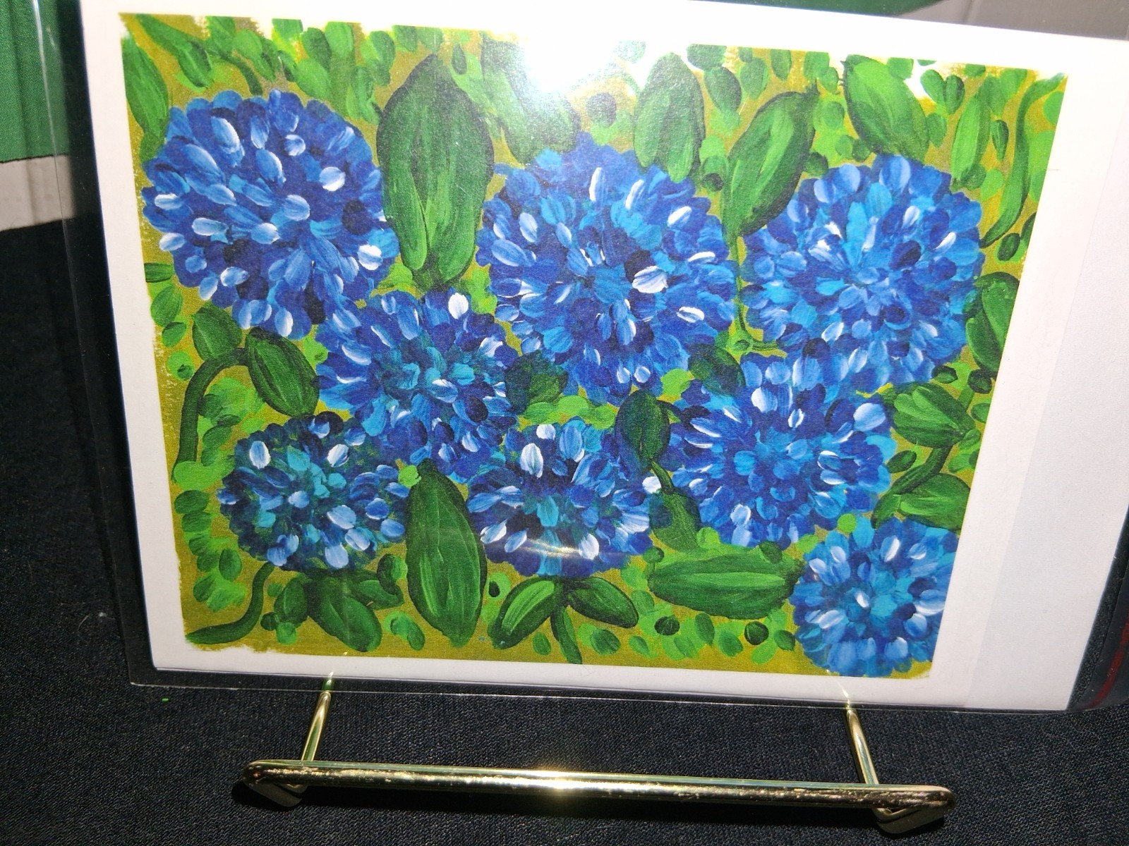 Set of seven beautiful floral blank greeting cards. Seven different styles.