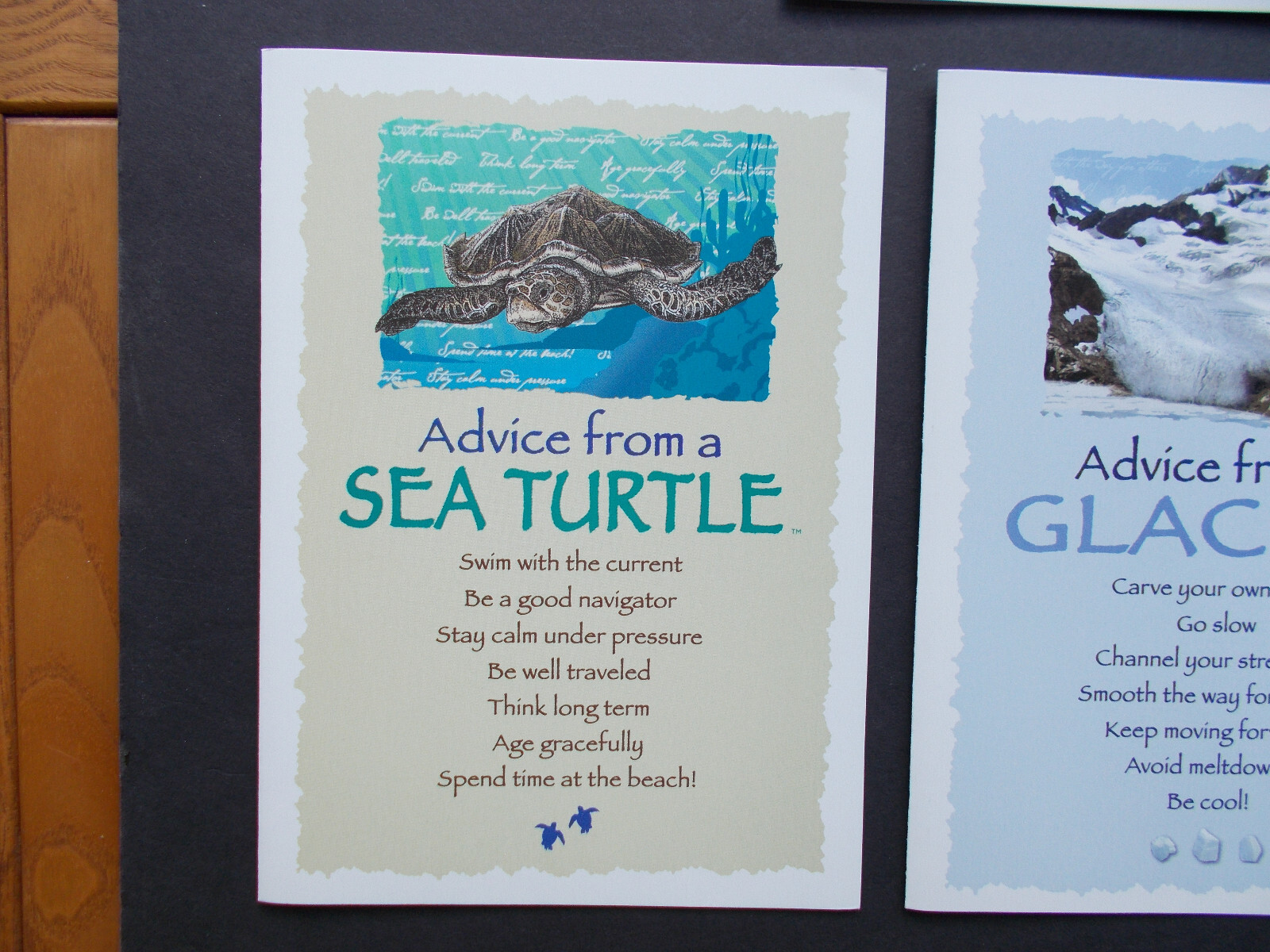 SET OF 8 “ADVICE FROM” BLANK NOTE CARDS + ENVELOPES, 8 DIFFERENT DESIGNS