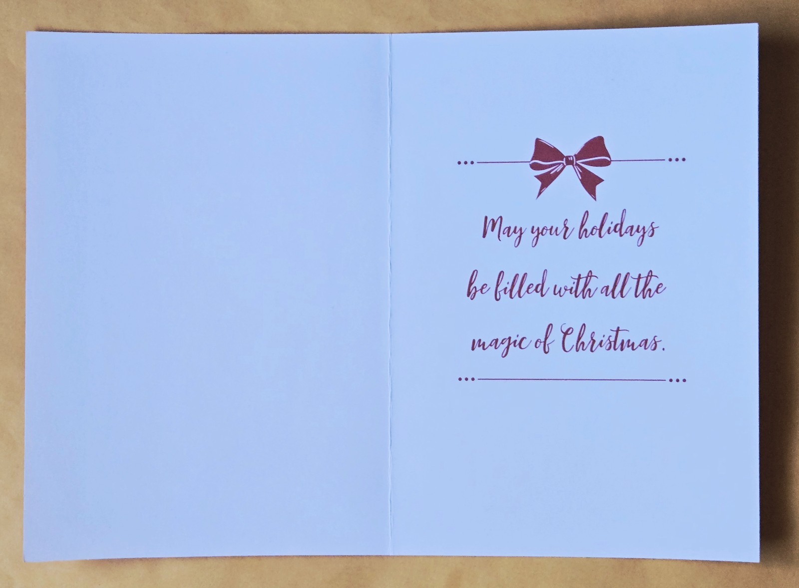 Merry Christmas Greeting Card (+ Envelope 4×6″).