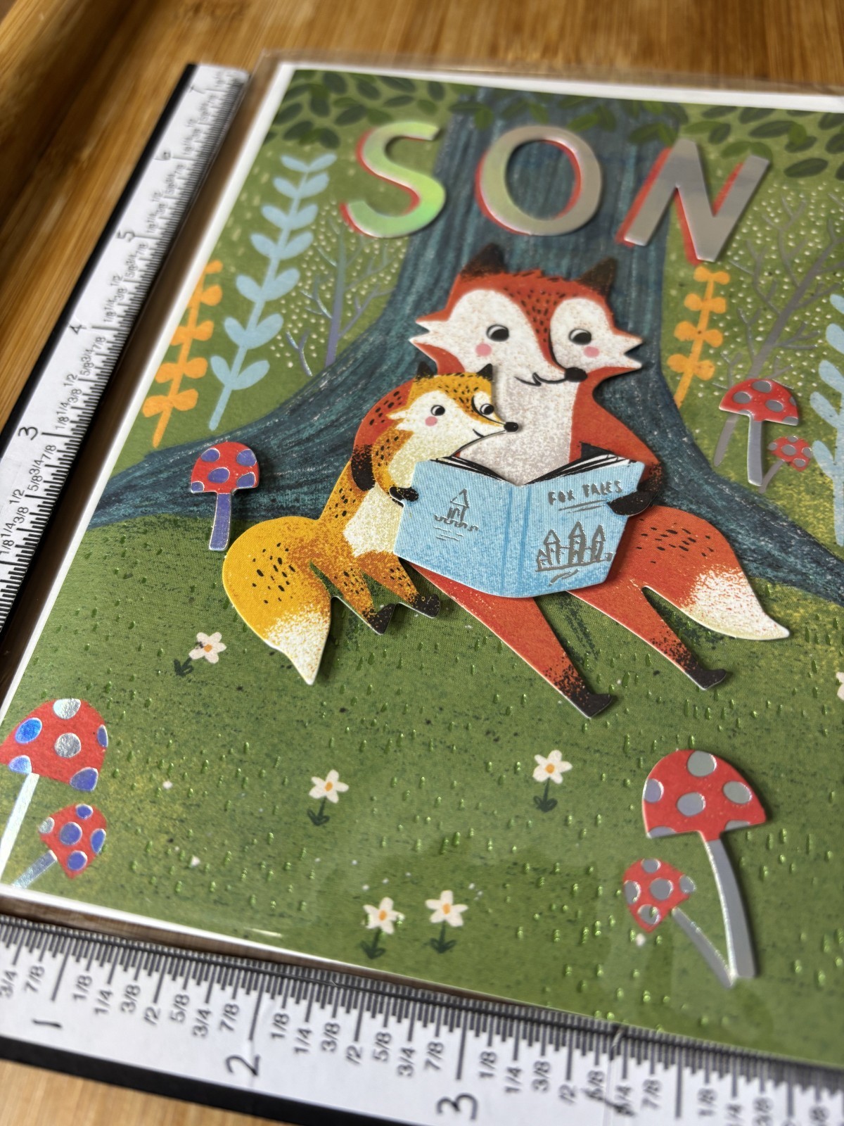 Papyrus Greeting Card Note NEW Fathers Father’s Day Son Watching you GROW FAmily