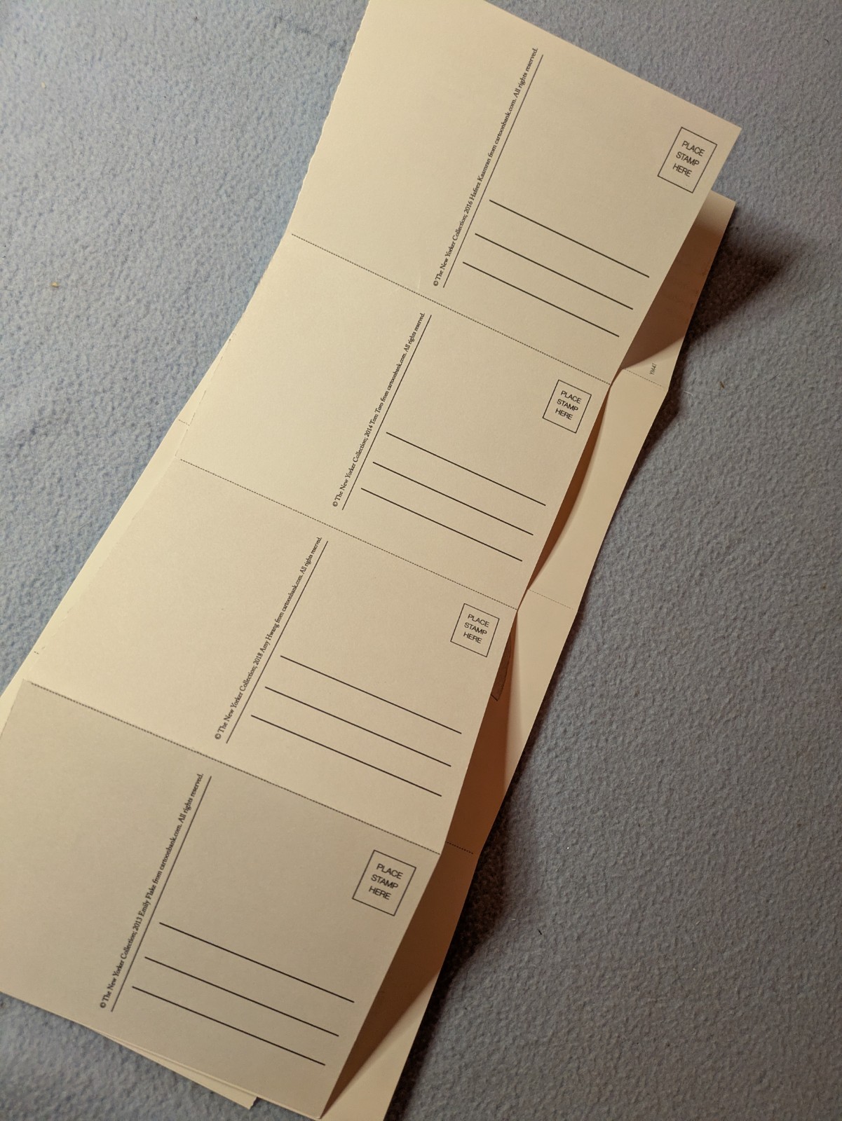 8 Sets Of New Yorker Cartoons Postcards 5″ X 3.5″( 24 Postcards) (J132)