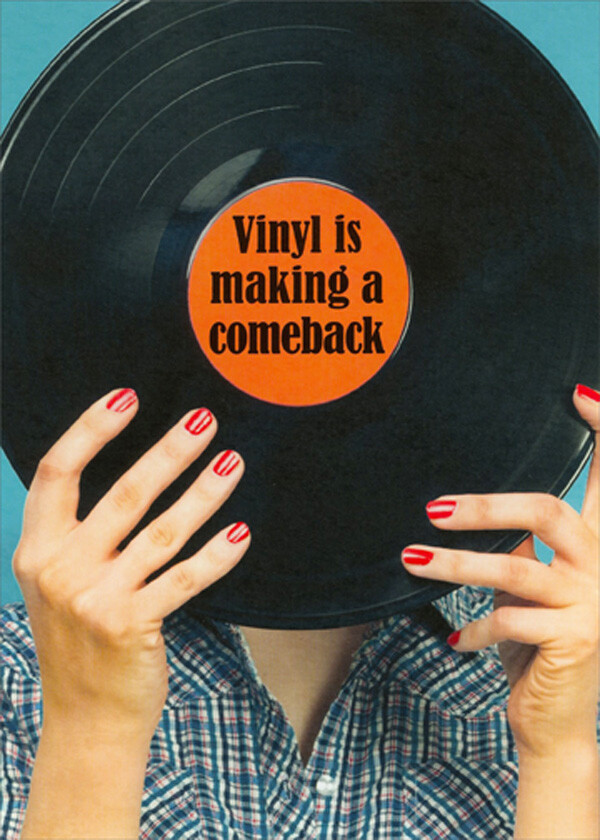 Oatmeal Studios Vinyl Is Making a Comeback Funny Get Well Card
