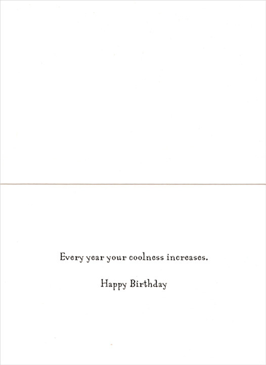 Pictura Cool Men In Glasses In Focus Funny Masculine Birthday Card for Him / Man