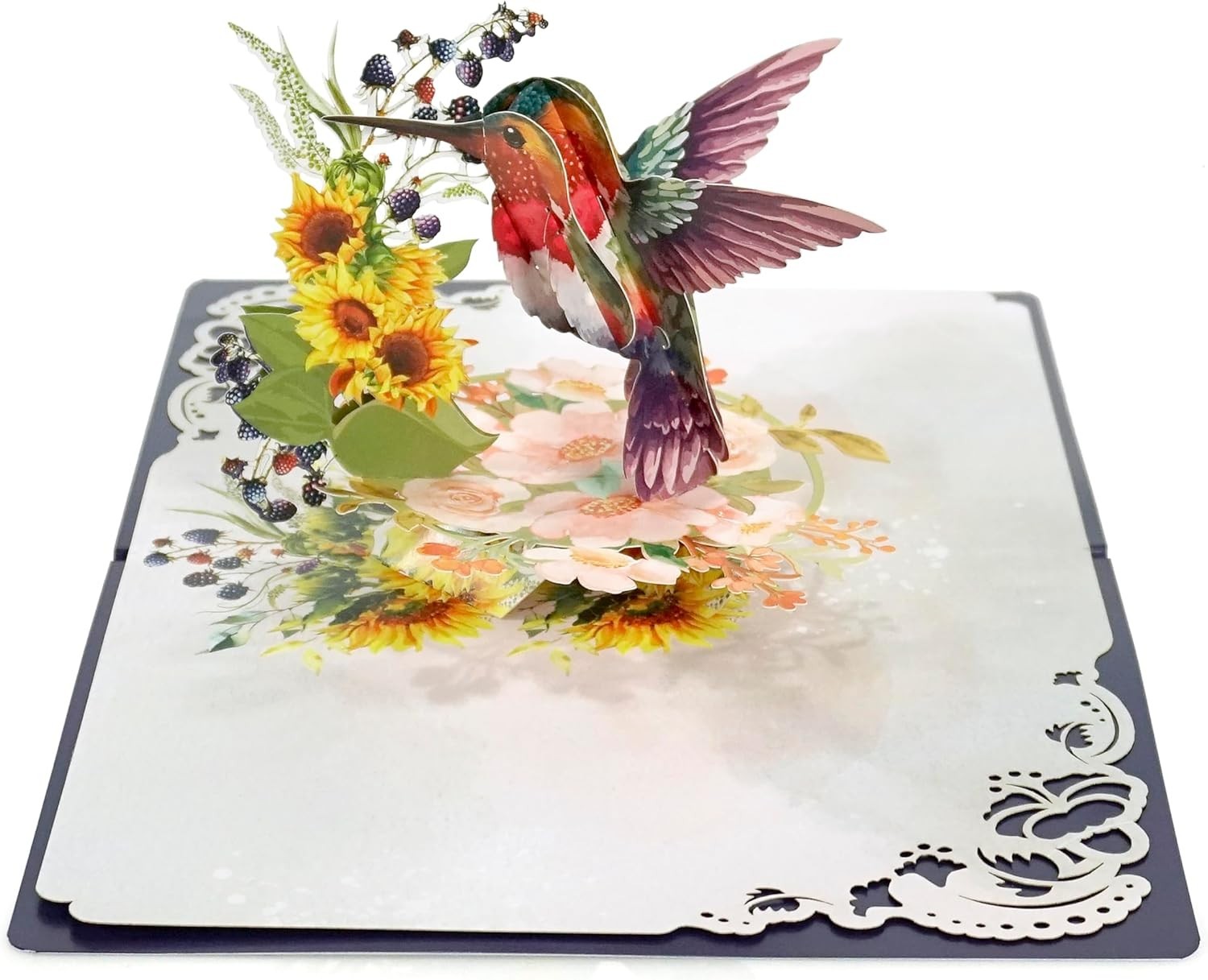Stunning 6x8in Hummingbird Birthday & Mother’s Day Card – Pop-up Greeting
