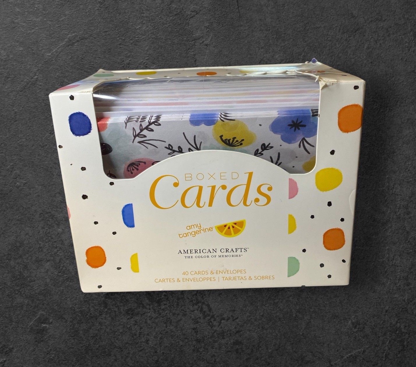 American Crafts Boxed Cards by Amy Tangerine Qty 40 Cards