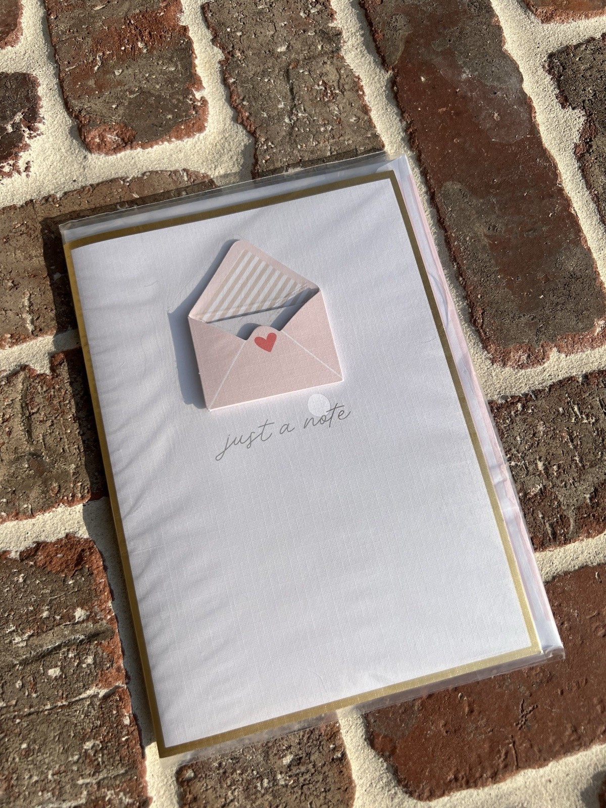 Just A Note – Card For Any Occasion Or Just To Say Hello