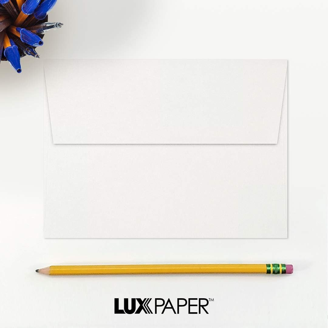 A7 Invitation Envelopes | Peel & Press | 5 1/4″ X 7 1/4″ | White | 24Lb. Text |