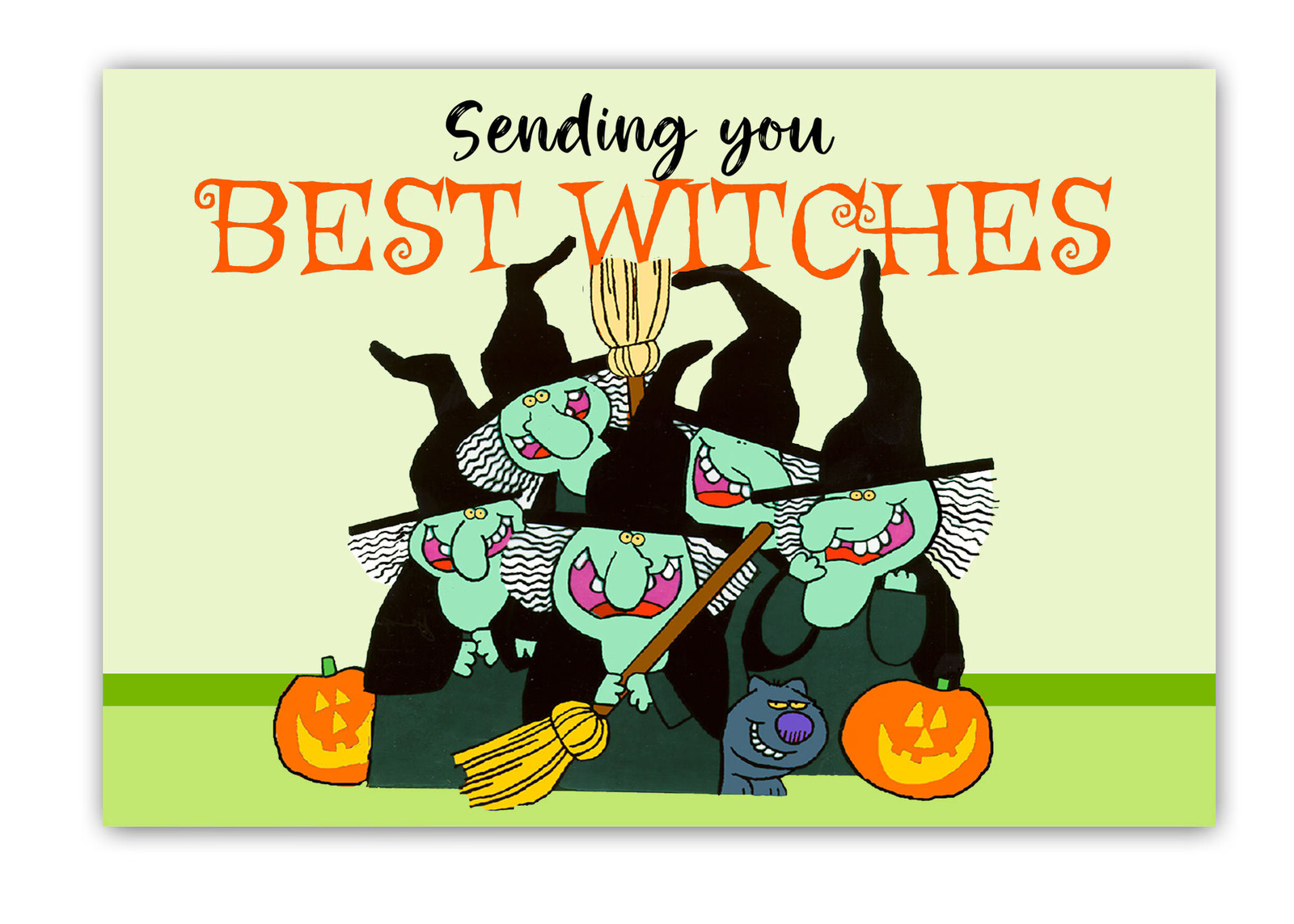 Halloween – Sending You Best Witches – 40 Postcards 4 x 6 inches – 17045