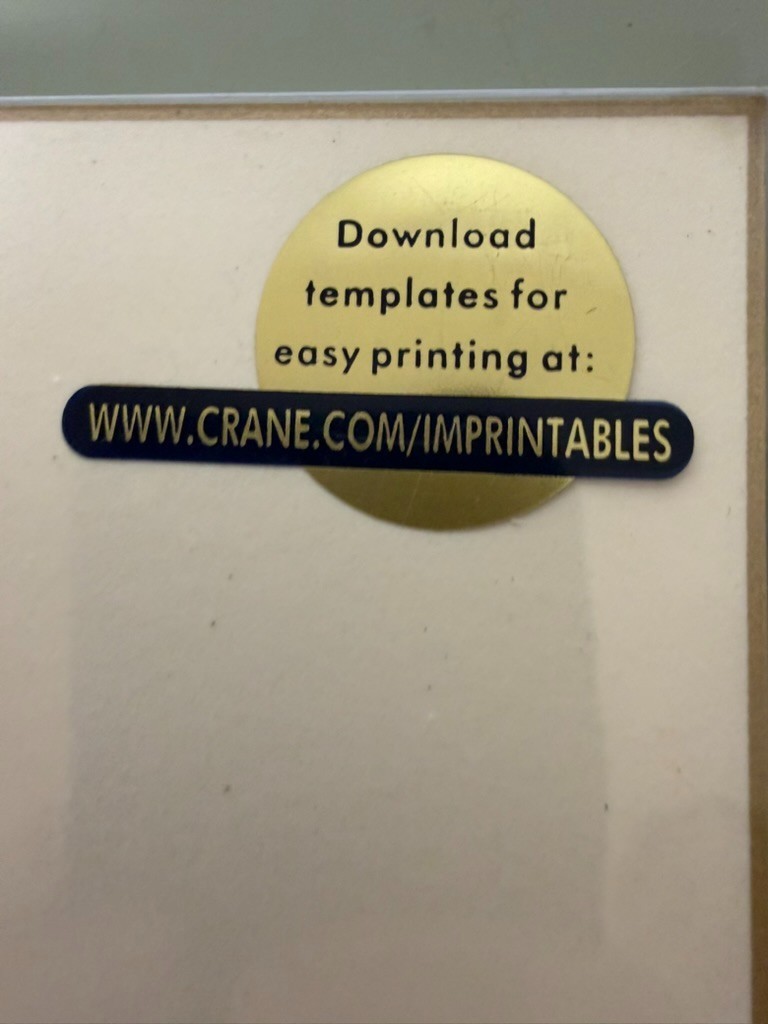 Crane’s Stationery Lot 90 Pc Gold Silver Lined Envelopes Cards USA New