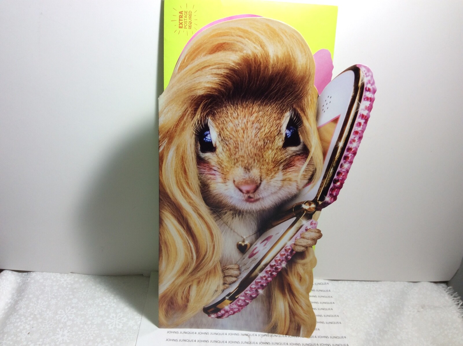 AVANTI PRESS HAPPY BIRTHDAY GREETING CARD Squirrel New with Envelope LARGE CARD