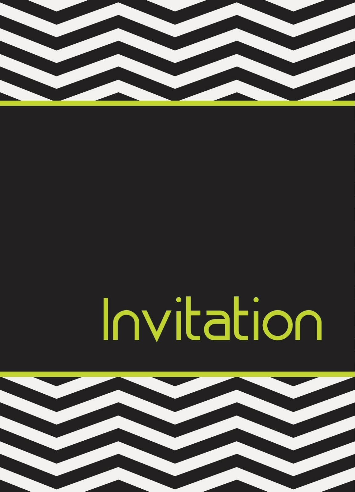 Black Party Invitations Invites Party Decoration Supply Black Chevron 8ct