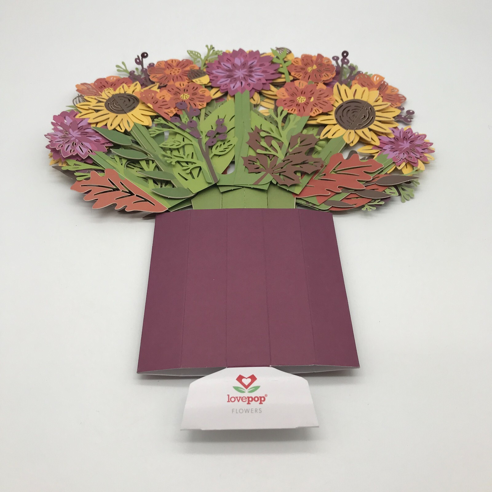 Love Pop Sunflower Bouquet 3D Pop-Up Card
